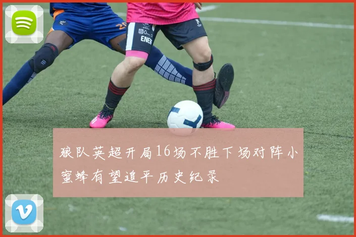 狼队英超开局16场不胜下场对阵小蜜蜂有望追平历史纪录